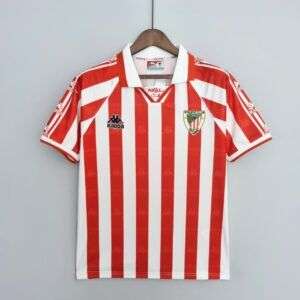 Vue avant du maillot vintage Athletic Bilbao Domicile 1995/1997