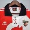 Zoom sur les logos du maillot vintage Bilbao "Centenaire" 1997/1998.