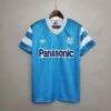 Vue avant du maillot vintage Olympique de Marseille Extérieur 1989/1991.
