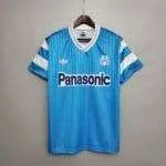 Vue avant du maillot vintage Olympique de Marseille Extérieur 1989/1991.