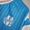 Zoom sur le logo du maillot vintage Olympique de Marseille Extérieur 1989/1991.