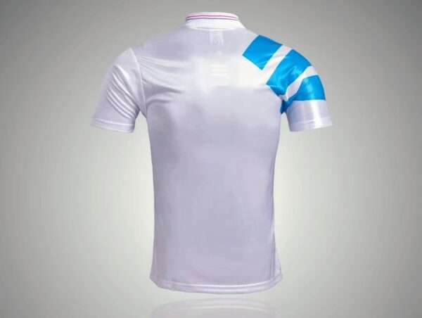 Vue arrière du maillot OM Ligue des Champions 1993