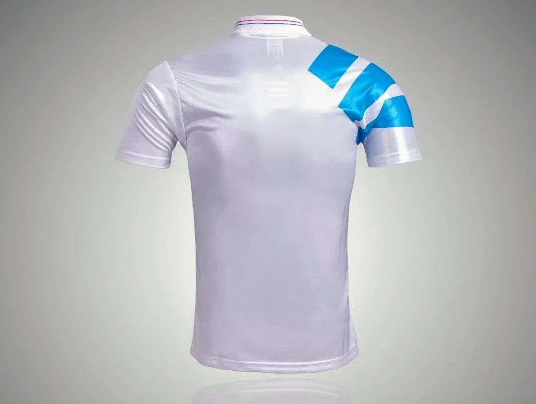 Vue arrière du maillot OM Ligue des Champions 1993