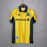 Vue avant du maillot vintage Olympique de Marseille "Centenaire" 1998/1999.