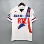 Vue avant du maillot vintage Paris Saint-Germain Domicile 1990/1991.