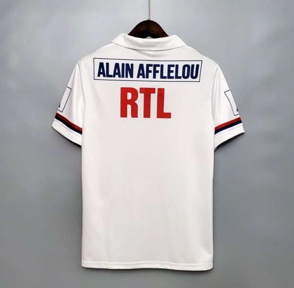 Vue arrière du maillot vintage Paris Saint-Germain Domicile 1990/1991.