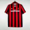 Vue avant du maillot vintage AC Milan Domicile Saison 1988-1990