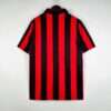 Vue arrière du maillot vintage AC Milan Domicile Saison 1988-1990