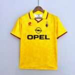 Vue avant du maillot vintage Maillot AC Milan "Troisième" 1994/1996.