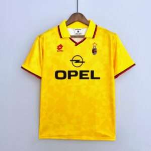 Vue avant du maillot vintage Maillot AC Milan "Troisième" 1994/1996.
