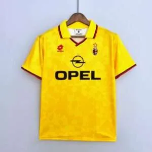Vue avant du maillot vintage Maillot AC Milan "Troisième" 1994/1996.