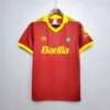 Vue avant du maillot vintage AS Rome Domicile 1991/1992