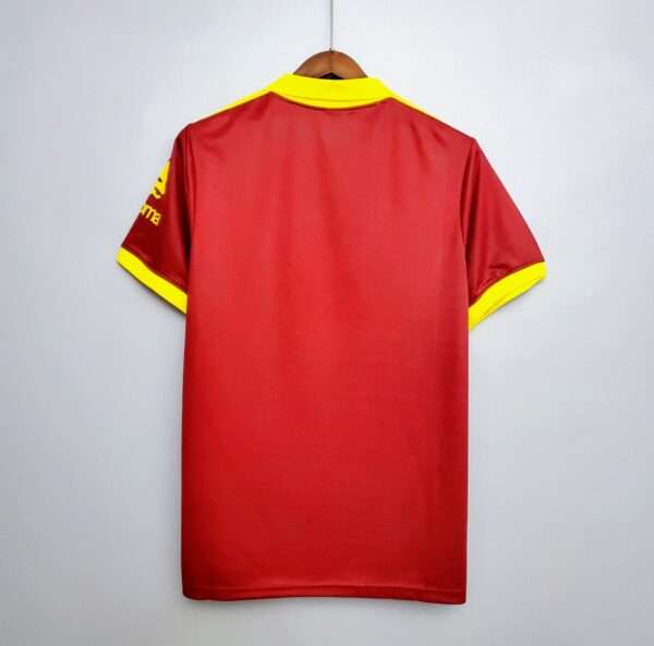 Vue arrière du maillot vintage AS Rome Domicile 1991/1992