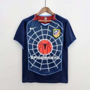 Vue avant du maillot vintage Atlético Madrid Extérieur 2004/2005.