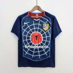 Vue avant du maillot vintage Atlético Madrid Extérieur 2004/2005.