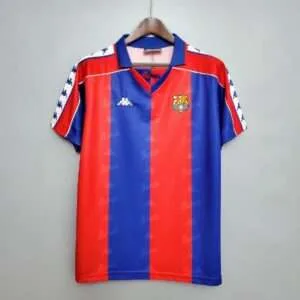 Vue avant du maillot vintage FC Barcelone 1992/1995.