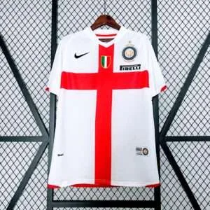 Vue avant du maillot vintage Inter Milan Extérieur 2007/2008