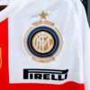 Zoom sur les logos du maillot vintage Inter Milan Extérieur 2007/2008