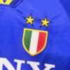 Zoom sur les logos du maillot vintage Juventus Extérieur 1995/1996.