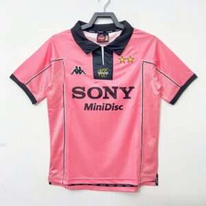 Vue avant du maillot vintage Juventus "Centenaire" 1997/1998.