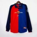 Vue avant du maillot Barca 1999