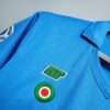 Zoom sur les logos du maillot vintage Naples Domicile 1987/1988