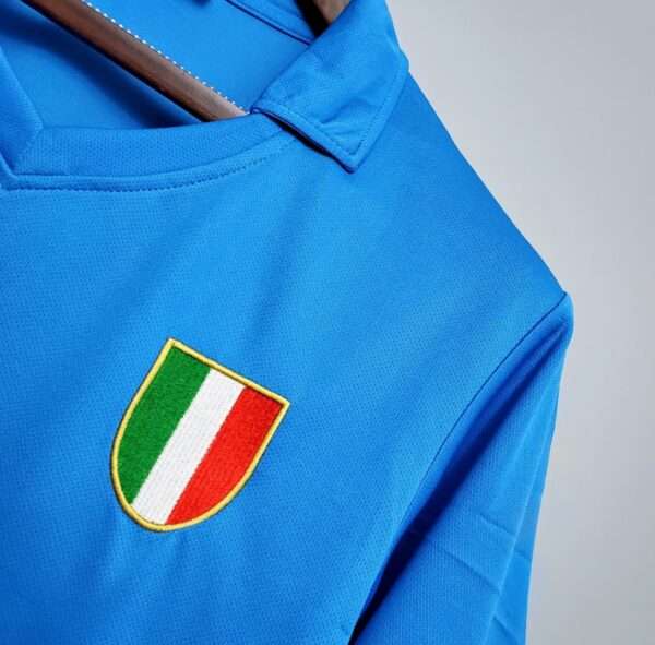 Zoom sur le logo du maillot vintage Naples Domicile 1987/1988