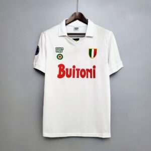 Vue avant du maillot vintage Naples Extérieur 1987/1988