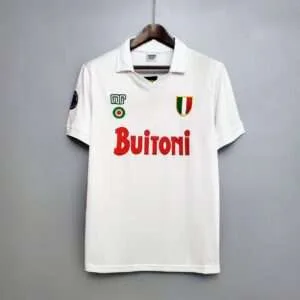 Vue avant du maillot vintage Naples Extérieur 1987/1988