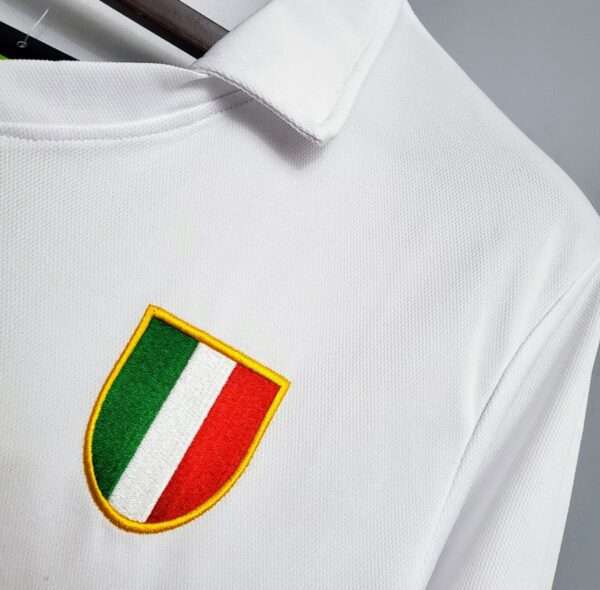 Zoom sur le logo du maillot vintage Naples Extérieur 1987/1988