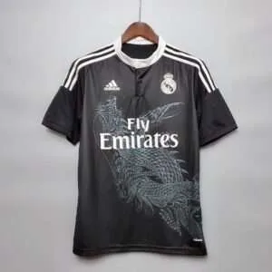 Vue avant du maillot vintage Real Madrid "Troisième" 2014/2015.