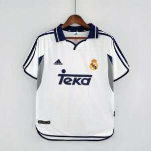 Vue avant du maillot Real Madrid 2001