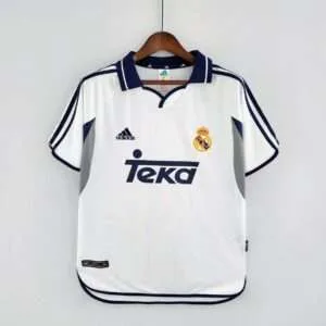 Vue avant du maillot Real Madrid 2001