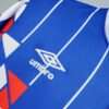 Zoom sur le logo du maillot vintage Ajax Amsterdam Extérieur 1989/1990