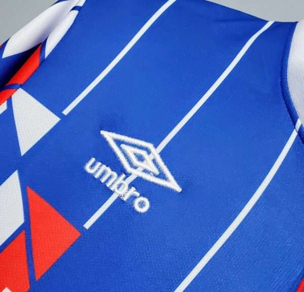 Zoom sur le logo du maillot vintage Ajax Amsterdam Extérieur 1989/1990