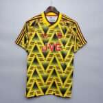 Vue avant du maillot vintage Arsenal Extérieur 1991/1993