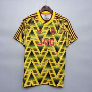 Vue avant du maillot vintage Arsenal Extérieur 1991/1993