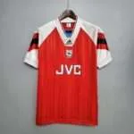 Vue avant du maillot vintage Arsenal Domicile 1992/1994