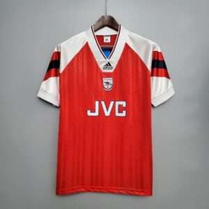 Vue avant du maillot vintage Arsenal Domicile 1992/1994