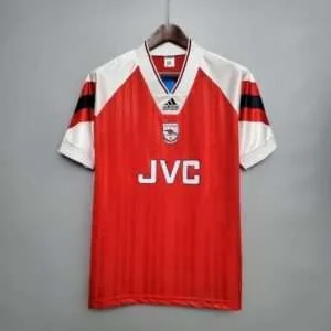 Vue avant du maillot vintage Arsenal Domicile 1992/1994