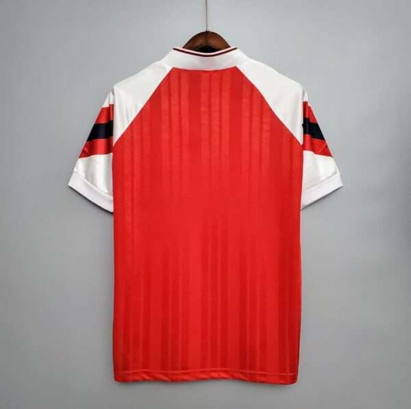 Vue arrière du maillot vintage Arsenal Domicile 1992/1994
