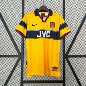 Vue avant du maillot vintage Arsenal Extérieur 1997/1999