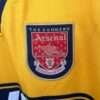 Zoom sur le logo du maillot vintage Arsenal Extérieur 1997/1999