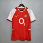 Vue avant du maillot vintage Arsenal Domicile 2002/2004