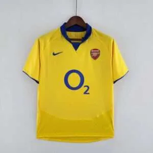 Vue avant du maillot vintage Arsenal Extérieur 2003/2005
