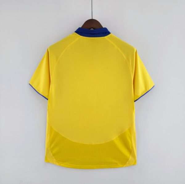 Vue arrière du maillot vintage Arsenal Extérieur 2003/2005