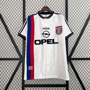 Vue avant du maillot vintage Bayern Munich Extérieur 1996/1998