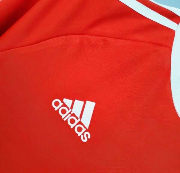 Zoom sur le logo du maillot vintage Bayern Munich Domicile "Europe" 2000/2002