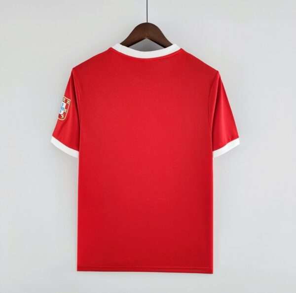 Vue arrière du maillot vintage Benfica Domicile 1972/1973