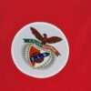Zoom sur le logo du maillot vintage Benfica Domicile 1972/1973